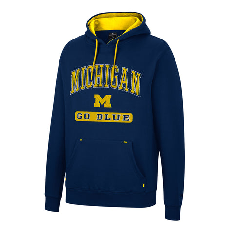 Michigan Wolverines Men's Colosseum Nave Pullover Hoodie