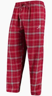 Alabama Crimson Tide Adult Red Concept Sports Pajama Pant