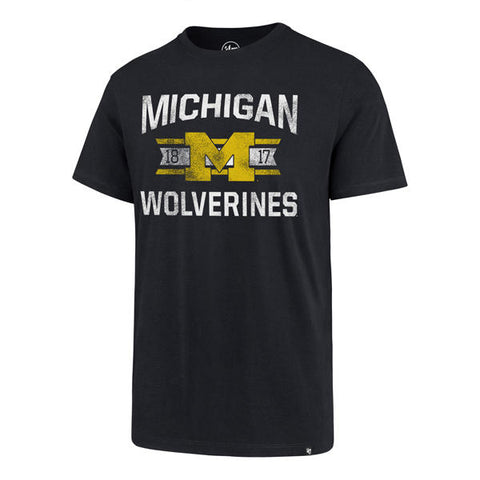 Michigan Wolverines '47 Brand Adult Landmark Super Rival Shirt