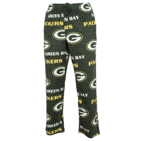 Green Bay Packers NFL Apparel Adult Green Pajama Pants - Dino's Sports Fan Shop