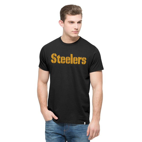 Pittsburgh Steelers 11 Black Vintage Applique Long Sleeve Shirt by Reebok