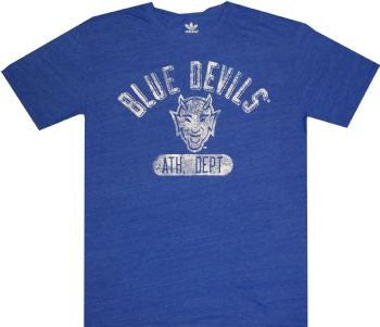 Duke Adidas Tri Blend Adult Shirt - Dino's Sports Fan Shop
