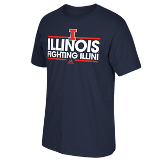 Illinois Fighting Illini Adidas Dassler Go-To Shirt - Dino's Sports Fan Shop
