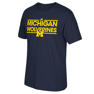 Michigan Wolverines Adidas Dassler Go-To Shirt - Dino's Sports Fan Shop