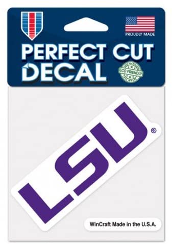 LSU Tigers Wincraft Perfect Cut Decal 4x4