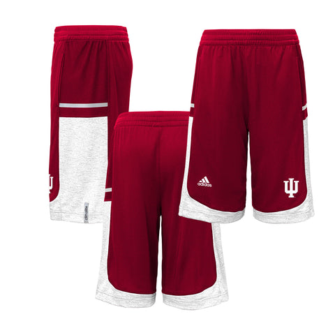 Indiana Hoosiers Adidas Red Player Youth Shorts