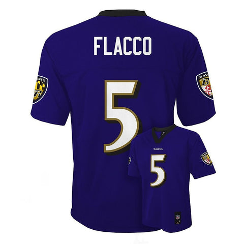 Joe Flacco #5 Baltimore Ravens NFL Youth Mid-Tier Jersey - Dino's Sports Fan Shop