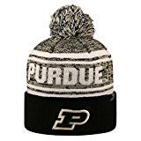 Purdue Boilermakers Top Of The World NCAA Black/Gold Driven Adult Knit Hat