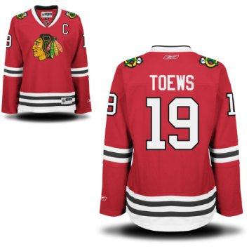 Cheap authentic Men's Chicago Blackhawks #19 Jonathan Toews Jersey
