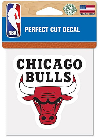 Chicago Bulls Wincraft Perfect Cut Decal 4x4