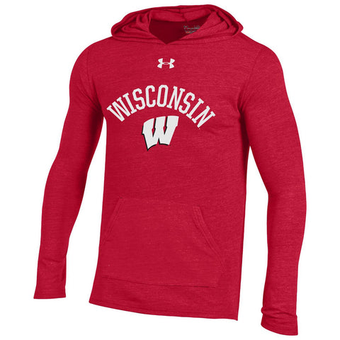 Wisconsin Badgers Under Armour Tri Blend Legacy Sweatshirt - Dino's Sports Fan Shop