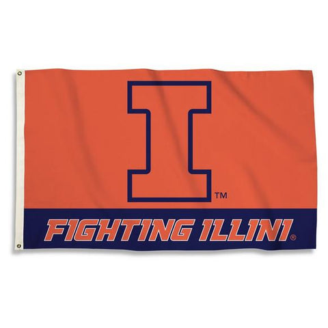 Illinois Fighting Illini BSI Flag - 3' x 5'