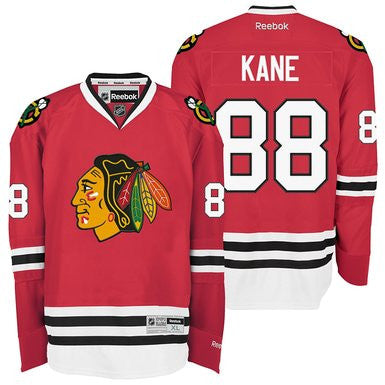 Knights Apparel Men's Patrick Kane Red Chicago Blackhawks Long Sleeve T-Shirt Size: Medium