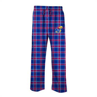 Kansas Jayhawks Concept Sports Blue Sleepwear Adult Sports Pajama Pants - Dino's Sports Fan Shop