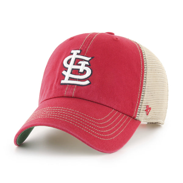 Men's St. Louis Cardinals '47 Graphite/White Trawler Clean Up Trucker  Snapback Hat