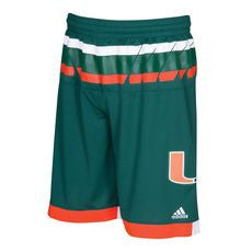 Miami Hurricanes Adidas Adult March Madness Shorts - Dino's Sports Fan Shop