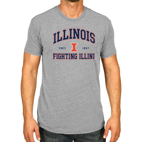 Illinois Gray "The Victory" Long Sleeve T-Shirt