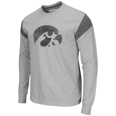 Iowa Hawkeyes Colosseum Avenger L/S Waffle Shirt - Dino's Sports Fan Shop