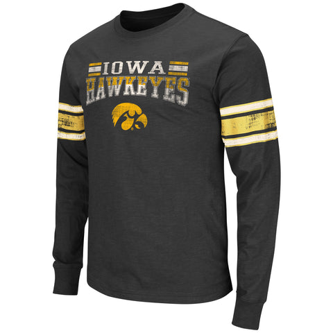 Iowa Hawkeyes Colosseum Gridiron L/S Men's Shirt - Dino's Sports Fan Shop