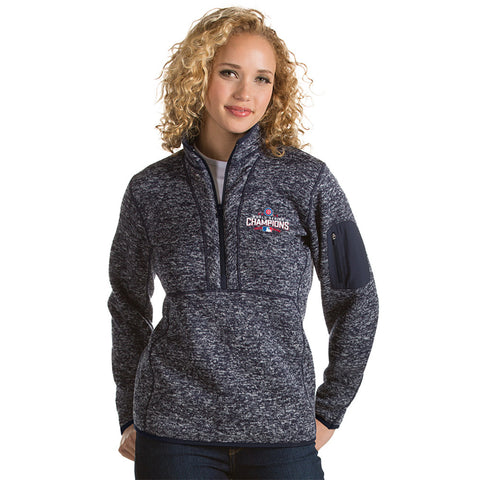 Chicago Cubs Antigua MLB Grey 2016 World Series Champions Fortune Women's Jacket