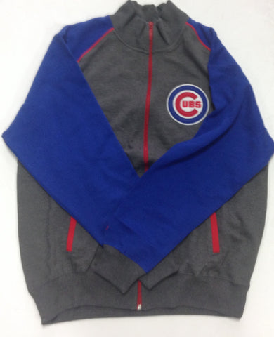 Chicago Cubs Majestic Gray Adult Pullover - Dino's Sports Fan Shop