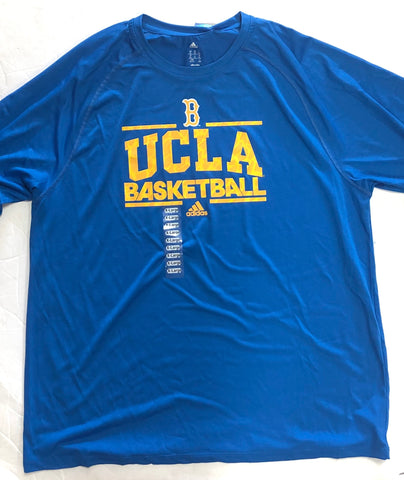 UCLA Bruins Adidas Blue UCLA Basketball Dri Fit Adult Shirt