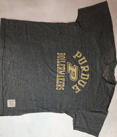 Purdue Boilermakers Adult Retro Brand Grey T-shirt