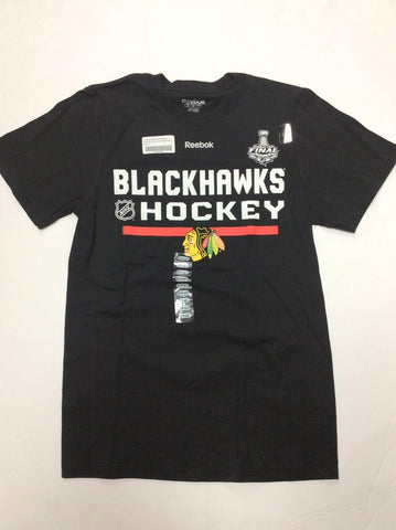 Chicago Blackhawks Reebok Black Center Ice Playoff Shirt - Dino's Sports Fan Shop