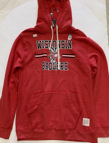 Wisconsin Badgers Adult Retro Brand Red Sweatshirt
