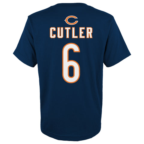 Jay Cutler #6 Chicago Bears NFL Youth Blue Shirt - Dino's Sports Fan Shop - 1
