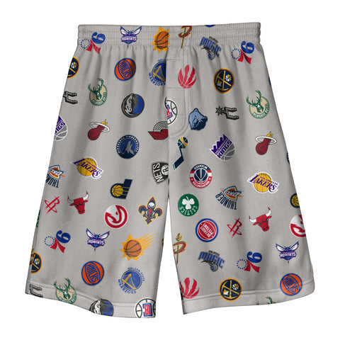 NBA Youth All Over Logos Pajama Shorts