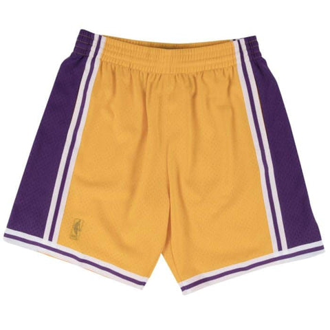 Youth Mitchell & Ness Los Angeles Lakers 1996-97 Hardwood Classics Swingman Shorts