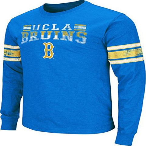 UCLA Bruins NCAA "Gridiron" Long Sleeve Vintage Slub Men's T-Shirt