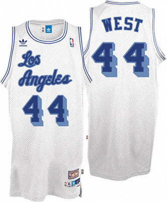 adidas Los Angeles Lakers #44 Jerry West Royal Blue Soul Swingman Throwback  Jersey