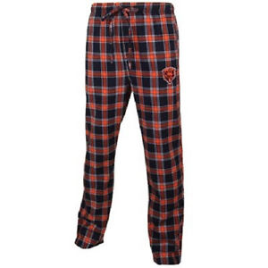 Chicago Bears NFL Team Apparel Adult Plaid Pajama Pants