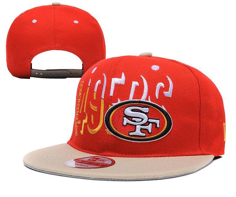 San Francisco 49ers New Era Team Splitter 9FIFTY Snapback Hat - Dino's Sports Fan Shop