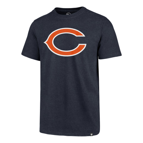 Chicago Bears 47 Brand Logo Navy Adult Shirt