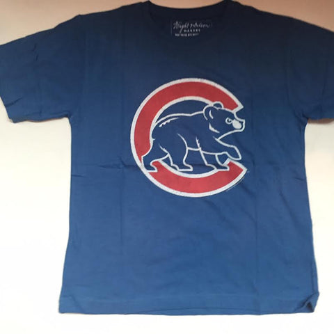Chicago Cubs Wright & Ditson Vintage Crew Youth Shirt - Dino's Sports Fan Shop