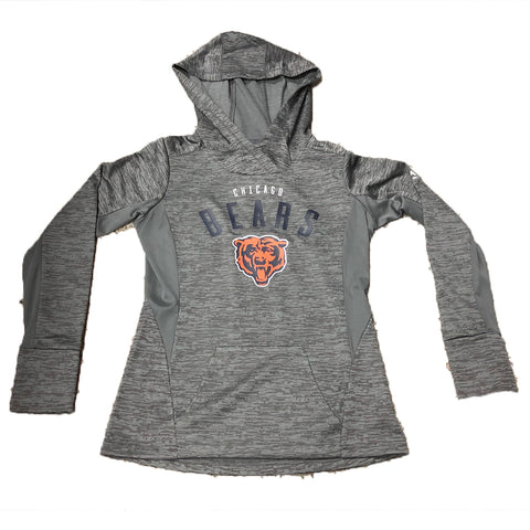 Chicago Bears Majestic Heathered Gray Pullover Women's Hoodie