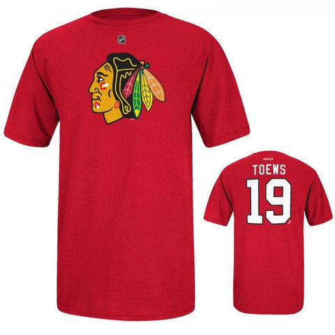 Jonathan Toews #19 Chicago Blackhawks Reebok Youth Shirt - Dino's Sports Fan Shop