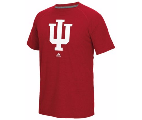 Indiana Hoosiers Adidas Red Logo Go-To Shirt - Dino's Sports Fan Shop