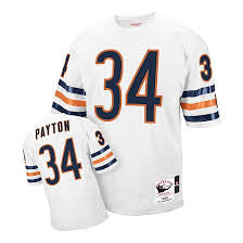 Premier Men's Walter Payton Navy Blue Home Jersey - #34 Football