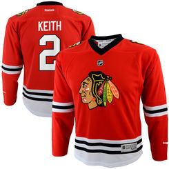 Reebok NHL Chicago Blackhawks Duncan Keith Hockey Jersey Youth XL