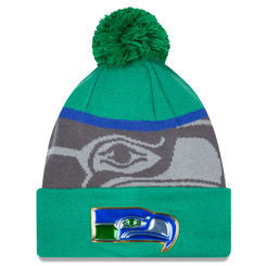 Seattle Seahawks New Era Retro Gold Collection Cuffed Knit Hat - Dino's Sports Fan Shop