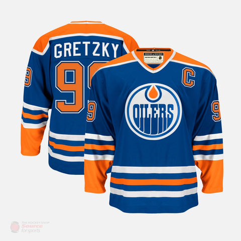 Wayne Gretzky #99 Edmonton Oilers Adidas Heroes of Hockey NHL Authentic Stitched Jersey