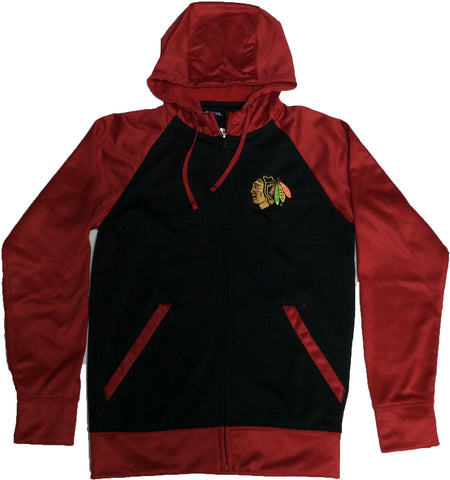 Chicago Blackhawks Antigua Men's Full Zip Sweatshirt - Dino's Sports Fan Shop