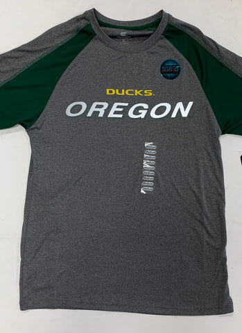 Oregon Ducks Adult Colosseum Dri-Fit Gray Shirt