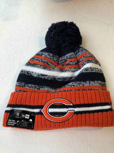 New era bears winter hat top