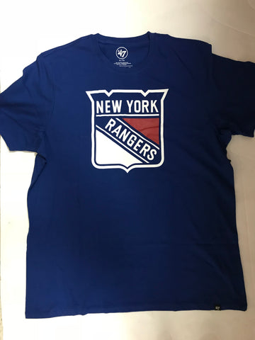 New York Rangers Adult Blue Blank 47 Brand T-Shirt