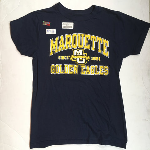 Marquette Golden Eagles Victory Navy Adult Shirt - Dino's Sports Fan Shop